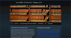 Desktop Screenshot of forrestwagnerlaw.com